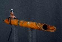 Western Red Cedar Burl Native American Flute, Minor, Mid G-4, #S18K (10)